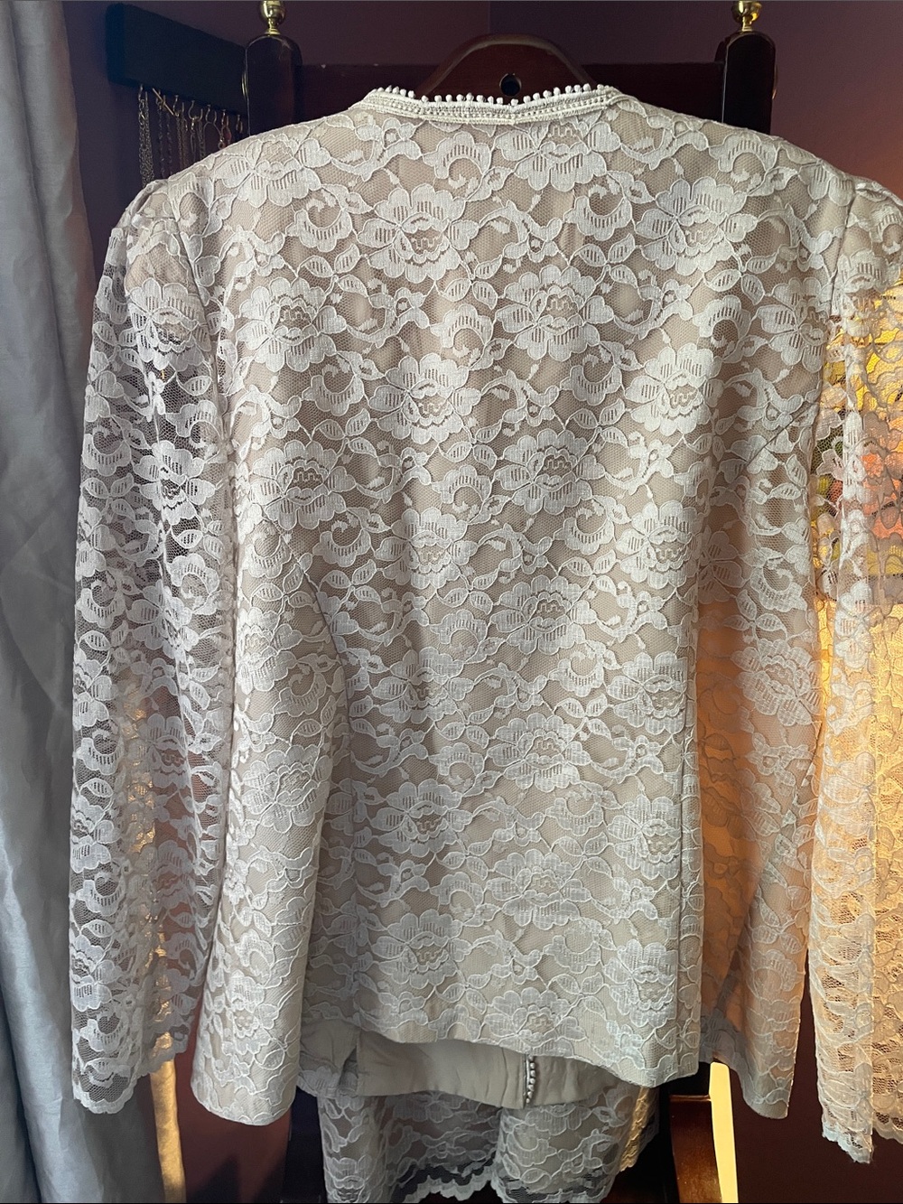 VTG DAVID ROSE LACE MOTB DRESS - Picture 10 of 17